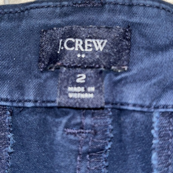 Classic JCrew Navy Chino Shorts, Size 2 - Picture 5 of 7